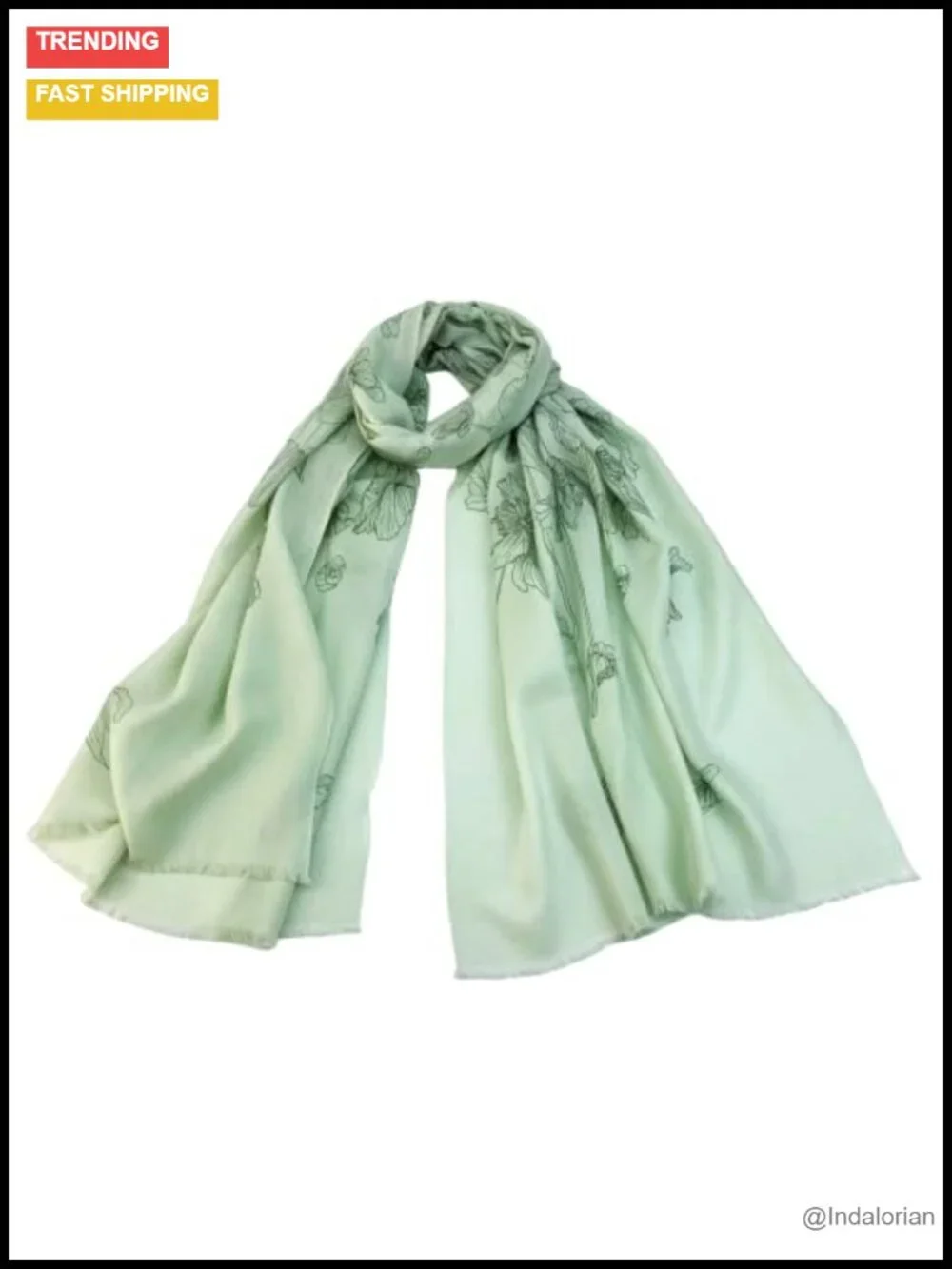 Cashmere-soft Mercerized Wool Shawl Pashmina Lightweight Travel Wrap Evening